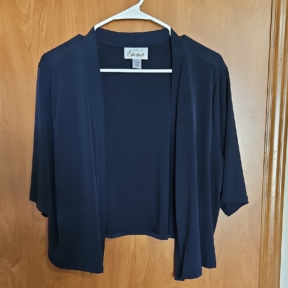 Simply Emma Navy Blue Cardigan